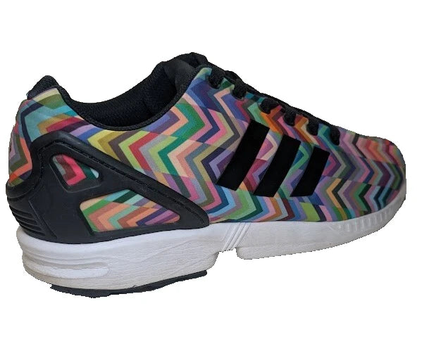 adidas Mens Size 11 ZX Flux Chevron Multicolor Torsion Lace-Up Sneaker B2539