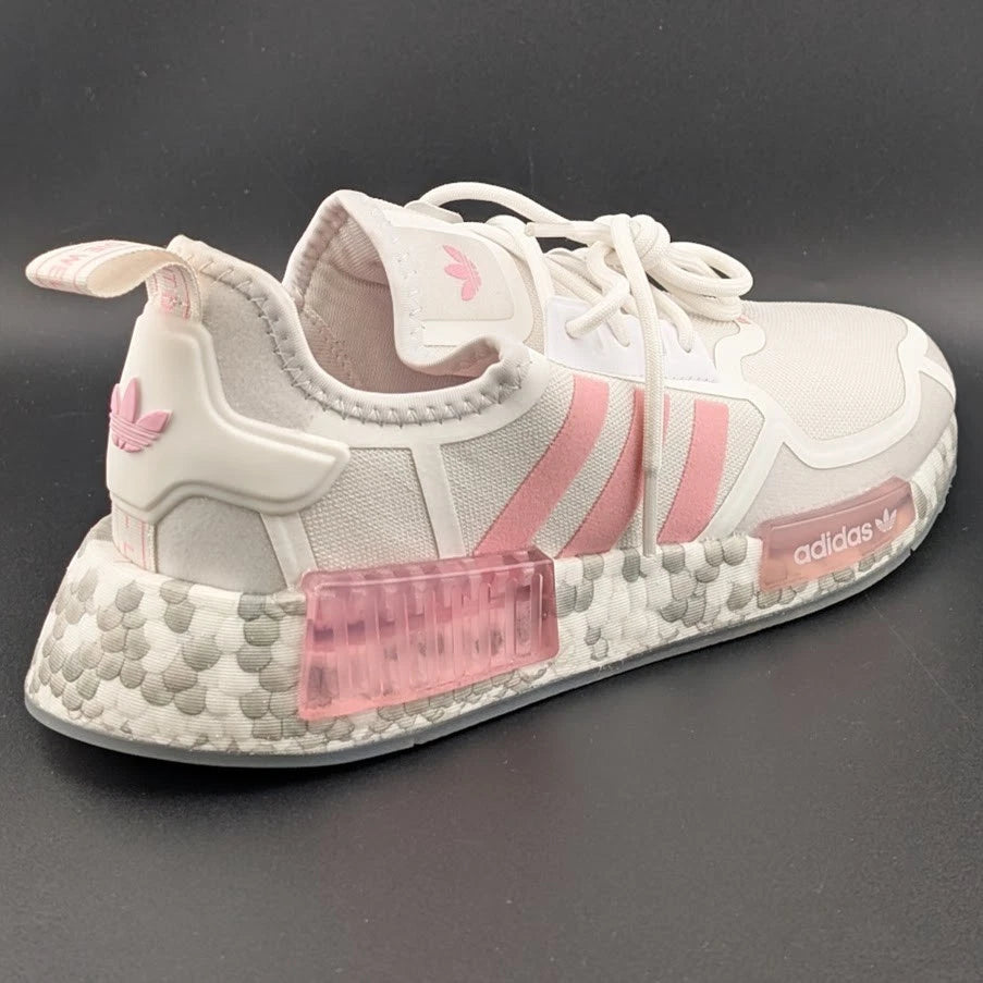 adidas originals Size 6Y NMD_R1 White/Light Pink GX5733 (EU Size 38.5 US Wmn's 8M) Beautiful Shoe! SoleComfort.shoes