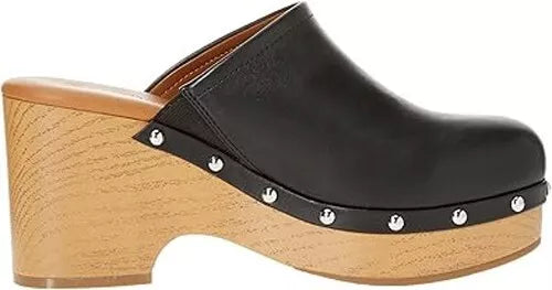 Original Francine Women's Black Studded Platform Clog Womans Size 12 by The Drop