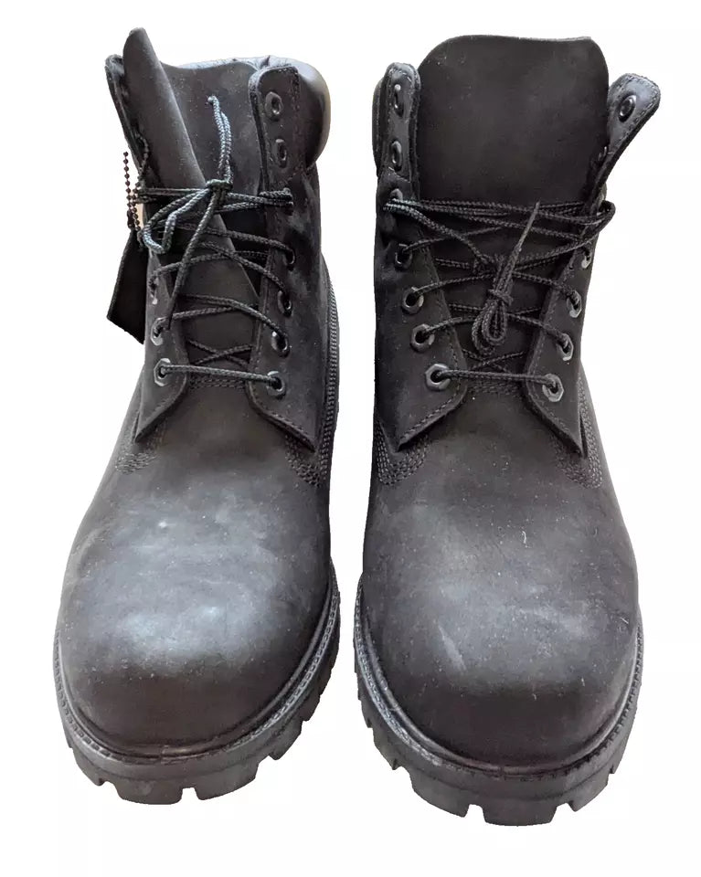 Timberland Men’s Premium 6” Lace Waterproof Boot - Matte Black 11.5 TB 010073
