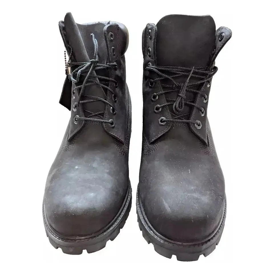 Timberland Men’s Premium 6” Lace Waterproof Boot - Matte Black 11.5 TB 010073 Timberland