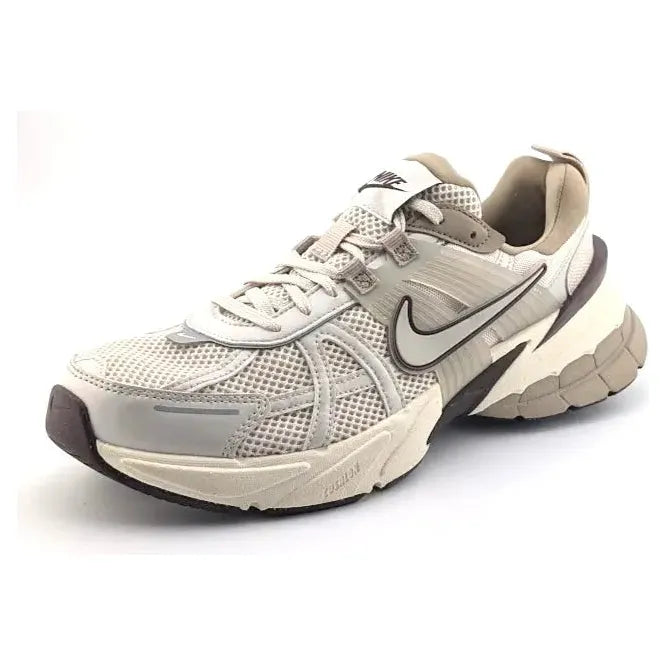 Nike Womens Size 9.5 V2K Run Sneaker Custom Color Ivory /Tan Casual Shoes IB1980 Nike
