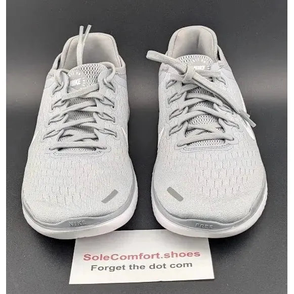 Womens Nike Size 7.5 Free Run RN 2018 Wolf Grey Black White 942837-003 Running - SoleComfort.shoes