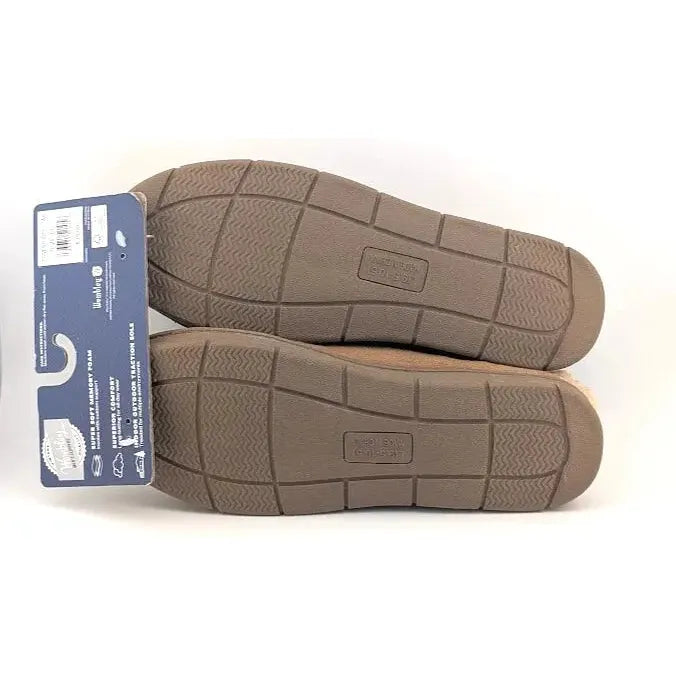 Father's Day***Wembley Mens Indoor/Outdoor Microsuede Slipper with Plush Fleece Lining - L & XL Wembley