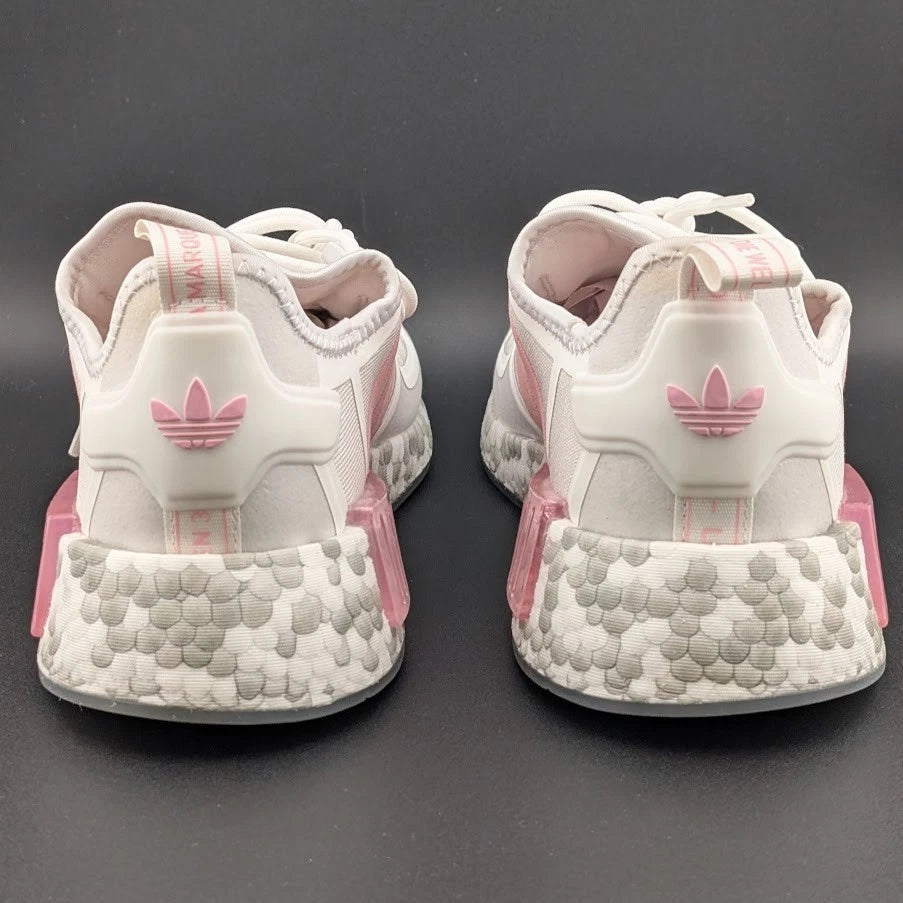 adidas originals Size 6Y NMD_R1 White/Light Pink GX5733 (EU Size 38.5 US Wmn's 8M) Beautiful Shoe! SoleComfort.shoes