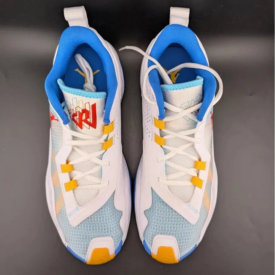 Nike Air Jordan One Take 4 White Blue Basketball Shoes DO7193-164 Men's SZ 11.5 SoleComfort.shoes