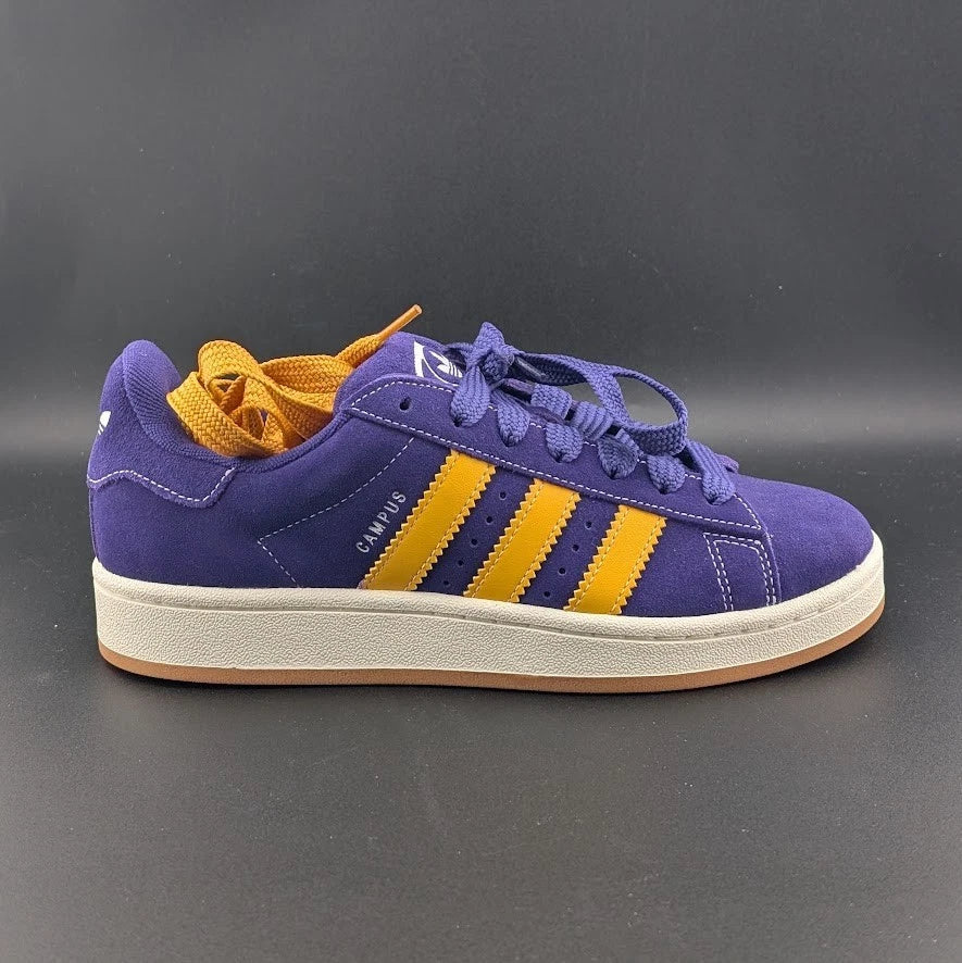 adidas Originals Campus 00s Collegiate Purple Gold JI0286 Kids 6 / Woman's 7.5 SoleComfort.shoes
