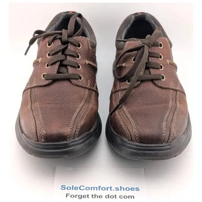 Men's Clarks Cotrell Walk Oxford, Tobacco Brown, Size 9.5 M US - SoleComfort.shoes