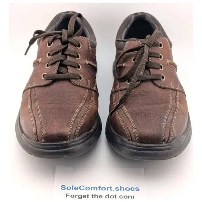 Men's Clarks Cotrell Walk Oxford, Tobacco Brown, Size 9.5 M US - SoleComfort.shoes