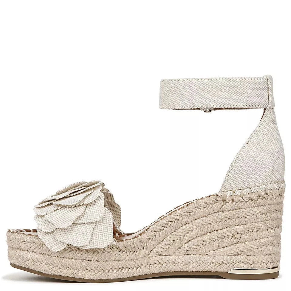 Franco Sarto Clemens 6 Jute Wrapped Wedge Sandal Size 8.5 M Nat Beige