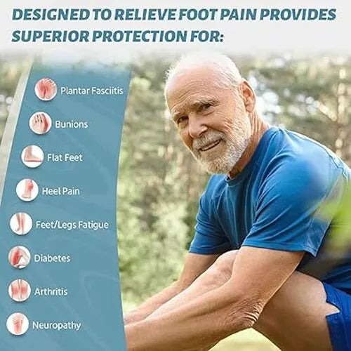 Men's Orthopedic Walking Shoes for Plantar Fasciitis Diabetes Sneakers Size 10W