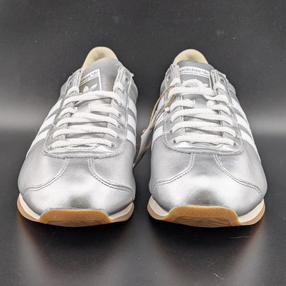 adidas Country OG Womens Size 8 Lace Up Silver White Sneakers Shoes JP7636 SoleComfort.shoes