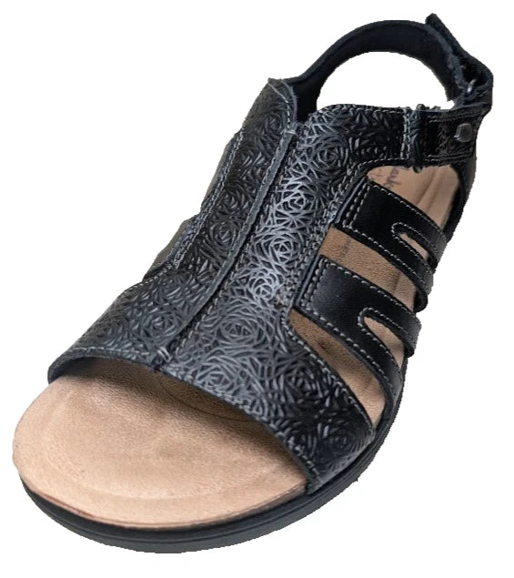 Women's Size 7.5M Clarks April Belle Sandal | 77018 | Leather Upper / Footbed
