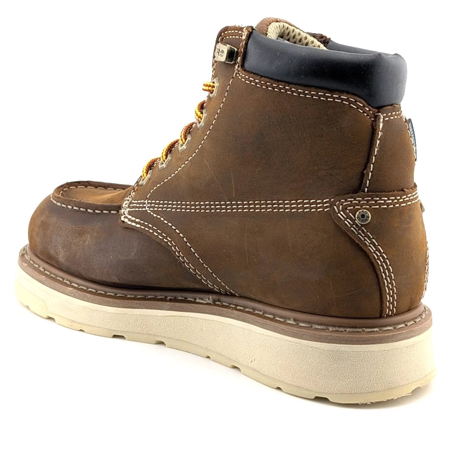 Timberland PRO Men's Size 5.5W GRIDWORKS 6" Brown Waterproof SOFT TOE (EU 37.5) SoleComfort.shoes