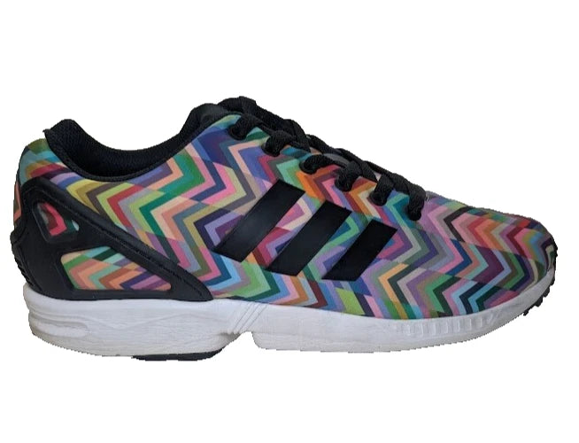 adidas Mens Size 11 ZX Flux Chevron Multicolor Torsion Lace-Up Sneaker B2539