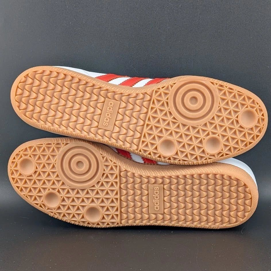 adidas Women's Samba Sambae OG Leather Shoes 'White/Red' - ID0438 Size 10.5 NEW SoleComfort.shoes