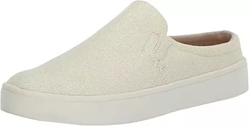 Revitalign Waco Shoe Company Orthotic Shimmer Denim Cream Sparrow Slide Size 11