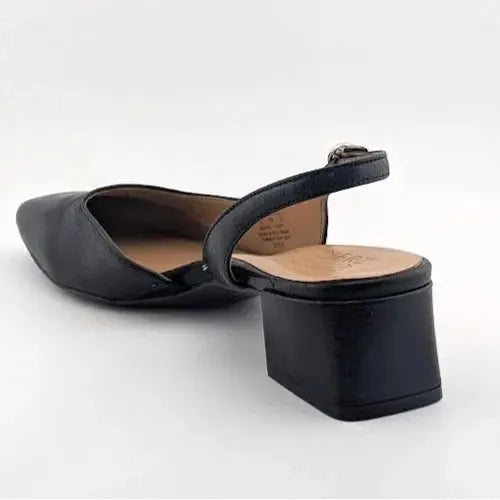 Naturalizer Size: 8.5 Jayla Low Heel Slingback Dress Shoes New Black 18960L3001 Naturalizer