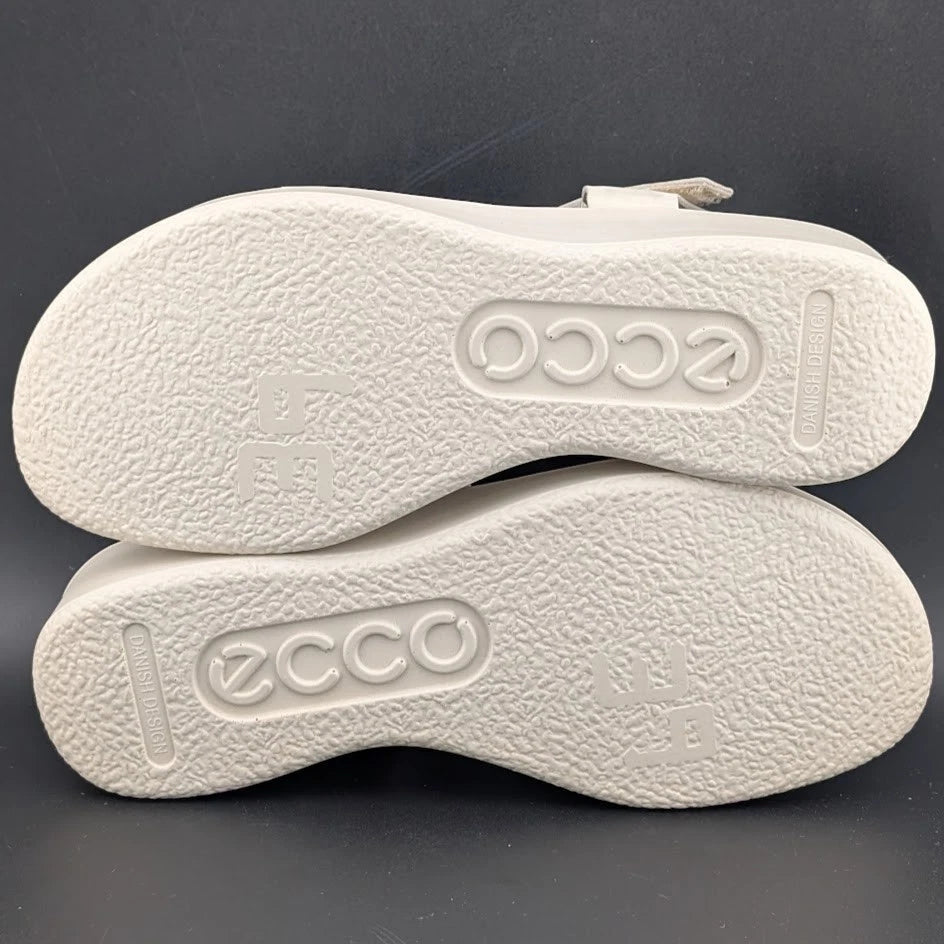 ECCO Women's Size 7-7.5 Flowt LX Wedge Sandal - Limestone - 273303-59113 SoleComfort.shoes