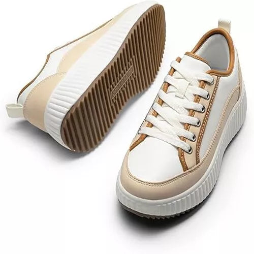 Women's Size 7 Fashion Sneakers Comfortable Casual Shoes Platform Athletic Shoes