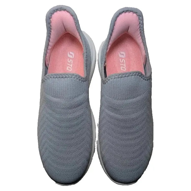 Womens Size 7. 5 Slip-On Walking Sneaker|Tennis Shoe With Arch Support for Orthopaedic Relief STQ