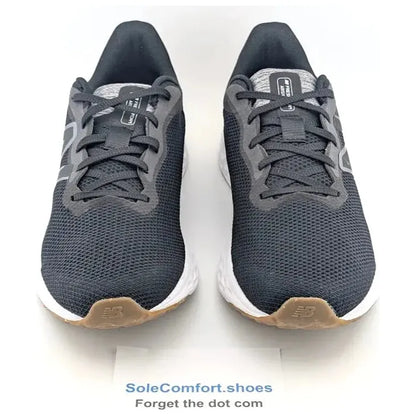 Pre-owned Men's Size 10.5 New Balance Arishi V4 Running Sneakers Black White Walking Shoes - SoleComfort.shoes