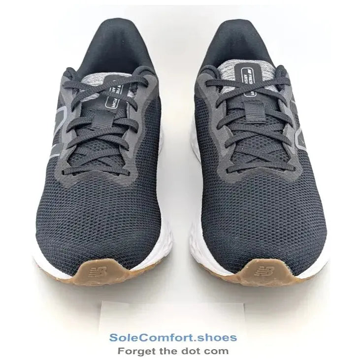 Pre-owned Men's Size 10.5 New Balance Arishi V4 Running Sneakers Black White Walking Shoes - SoleComfort.shoes