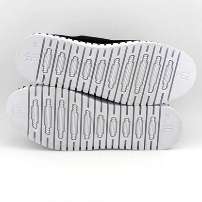 ILSE JACOBSEN HORNBÆK Women's Sz 8.5M (EU 39) Tulip Black Slip-On Comfort Sneaker Shoe BRAND NEW SoleComfort.shoes