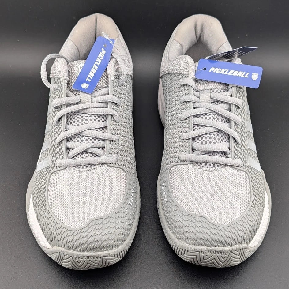 K-Swiss Express Light Pickleball Shoes Gray/White Women's Sz 9.5 SoleComfort.shoes