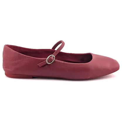 Pre-owned Kenneth Cole New York Womens Jasper Red Ballet Flats 7.5 Medium (B,M) SC2360 Kenneth Cole