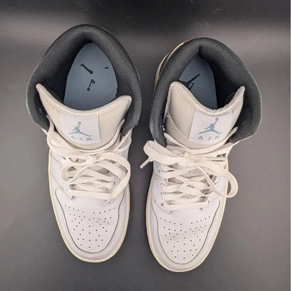 Jordan 1 Retro SE Mid Size 9.5 -Brown Blue Grey FQ7831-142 Sample Shoe SoleComfort.shoes