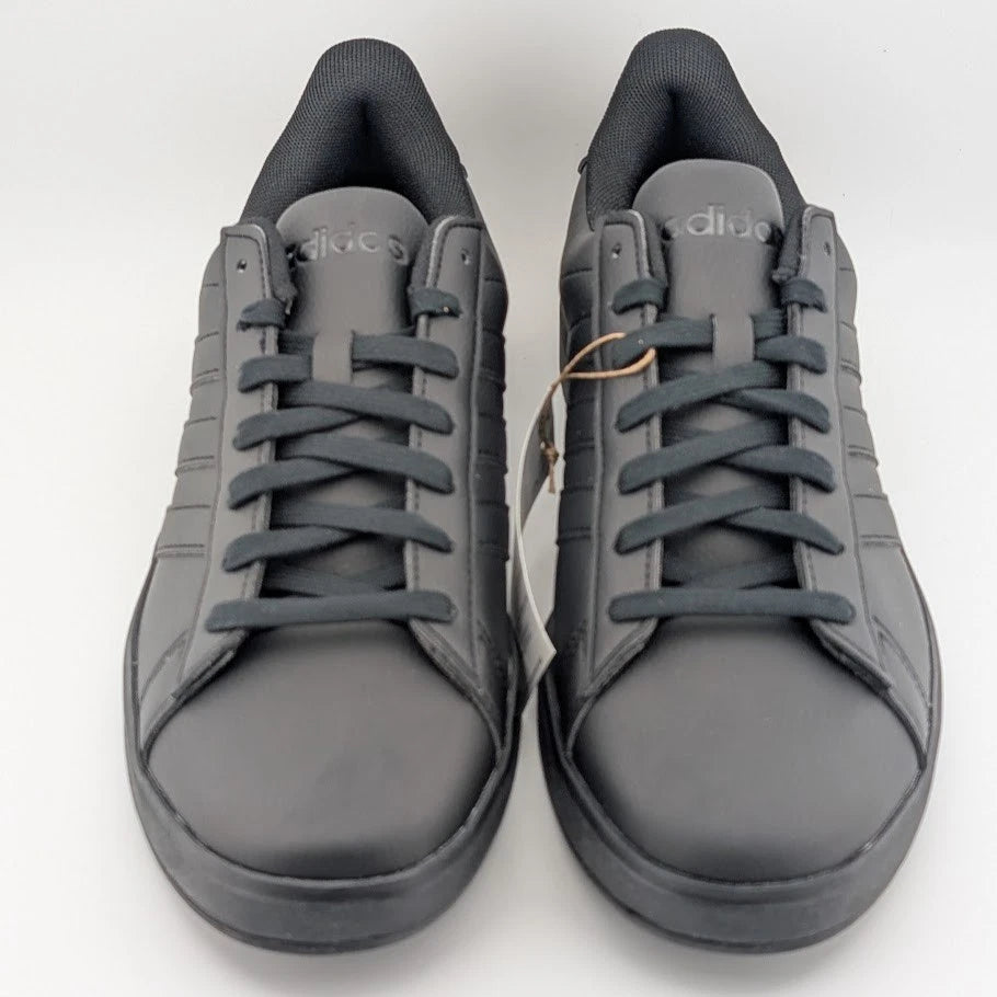 Adidas Men's Grand Court 2.0 Casual Sneakers Black/Black GW9198 Multiple Sizes SoleComfort.shoes