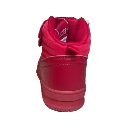 LUCKY STEP Women's Red High Top Fashion Sneakers Basketball Court Strap Size 6 Lucky Step