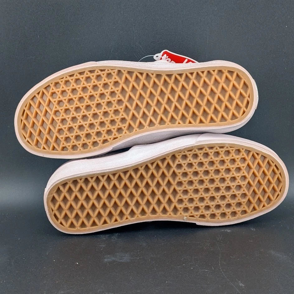 Women's Sz 6 Vans Classic Slip-on Metallic Sidewall Rose Gold VN0A38F7QTU VANS