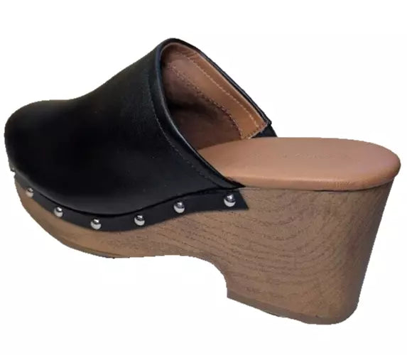 Original Francine Women's Black Studded Platform Clog Womans Size 12 by The Drop