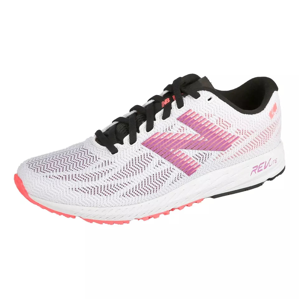 New Balance Womens 1400 V6 RevLite White/Purple/Black Running Shoes Sneakers Size 9.5