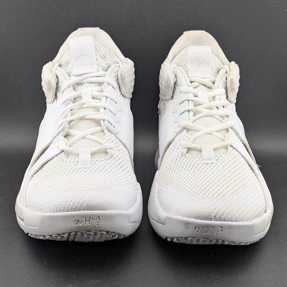Jordan Men's Size 11 Why Not Zer0.2 Triple White AO6219-101 Nike