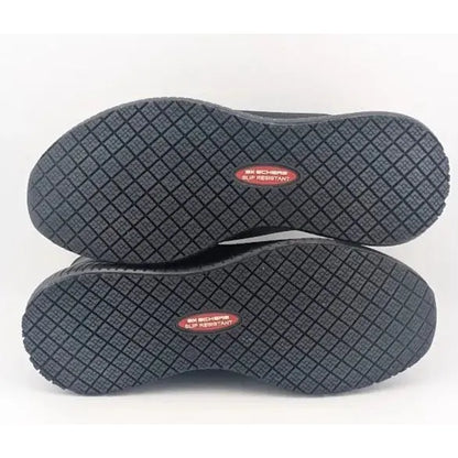 Pre-owned Skechers Womens Size 6.5 Wide Squad SR Slip-On Slip Resistant Work Shoes 77222W - SoleComfort.shoes