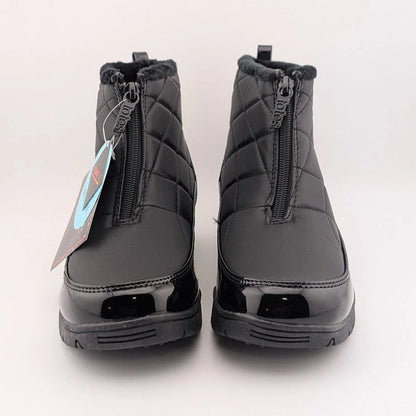 Totes Superior Womens Winter Boots Black or Taupe Waterproof Faux Fur Lined Snow SoleComfort.shoes