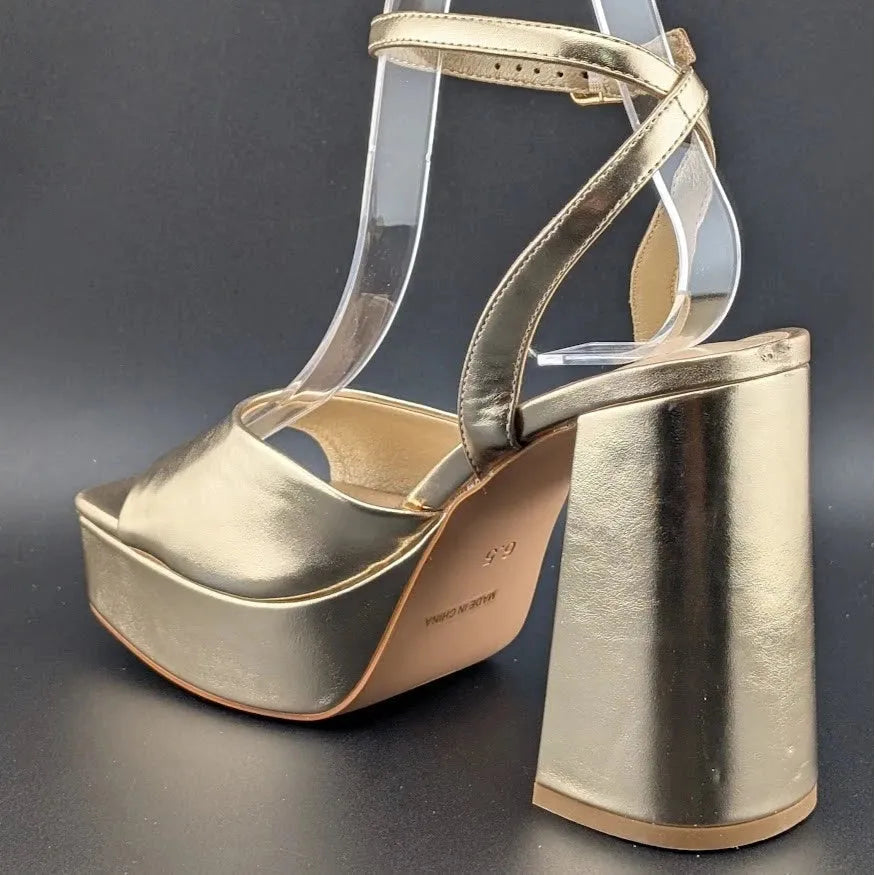 NEW Women's Modatope Platform Heels Sandals Size 6.5 Chunky Heels Open SquareToe SoleComfort.shoes