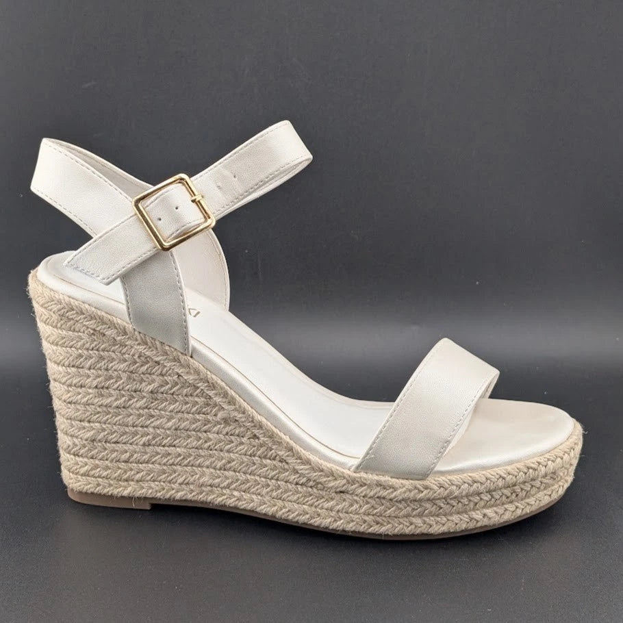 Vicki Vicki Women's Size 9 Open Toe 4-inch Wedge Platform Espadrilles SoleComfort.shoes