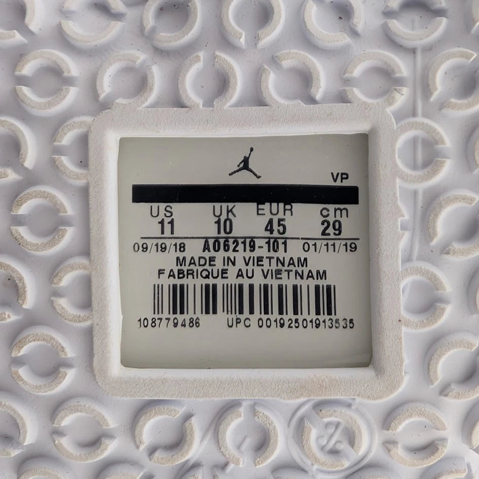 Jordan Men's Size 11 Why Not Zer0.2 Triple White AO6219-101 Nike