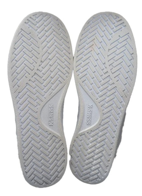 Pre-Owned K-Swiss Women's Court Pro II CMF White Rainbow Athletic Sneakers Womens Size 9.5