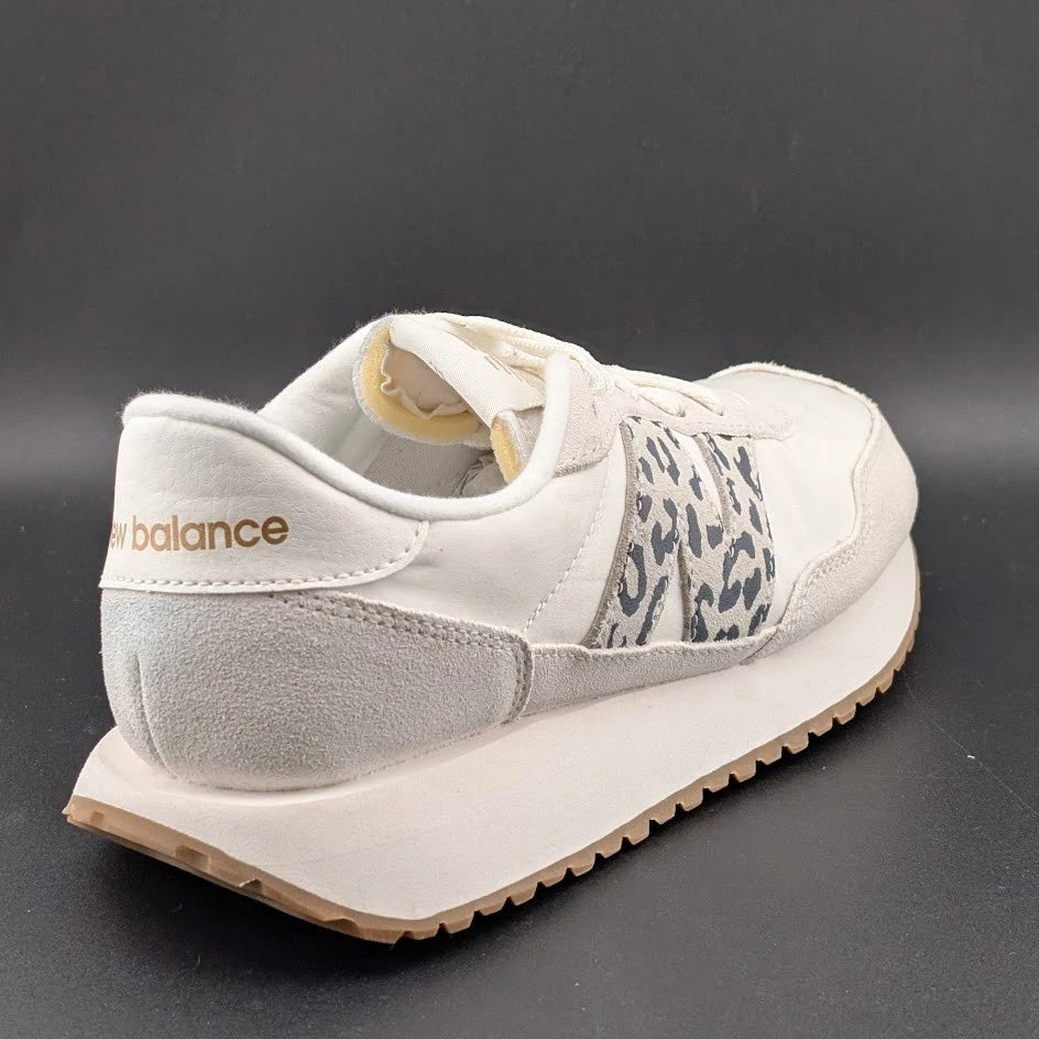 New Balance 237v1 Women's Size 8.5 Sea Salt Blk Gold Athletic Sneakers Shoes SoleComfort.shoes