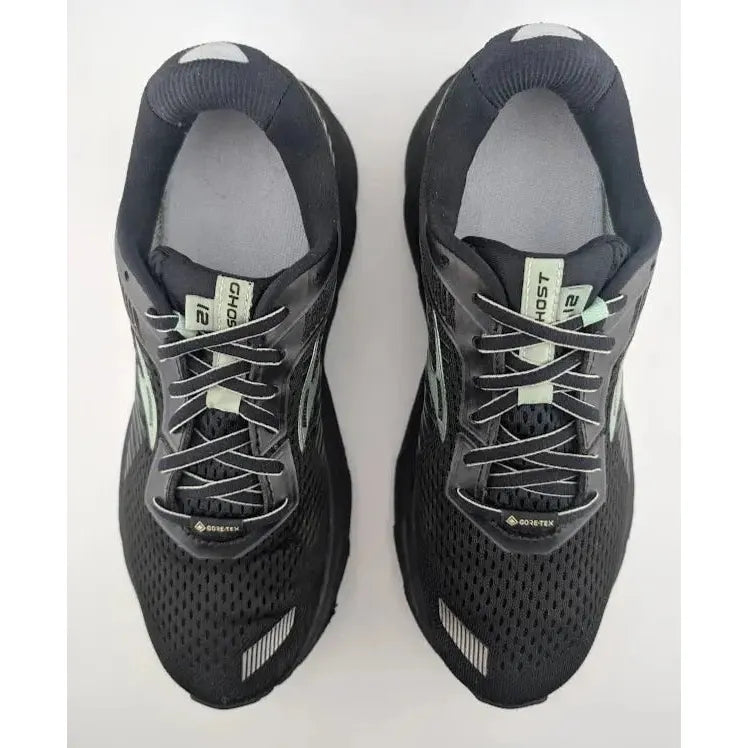Pre-owned Brooks Women's Ghost 12 GTX Black Running Shoes Sneakers Size 7.5 B 1202991B010 Brooks