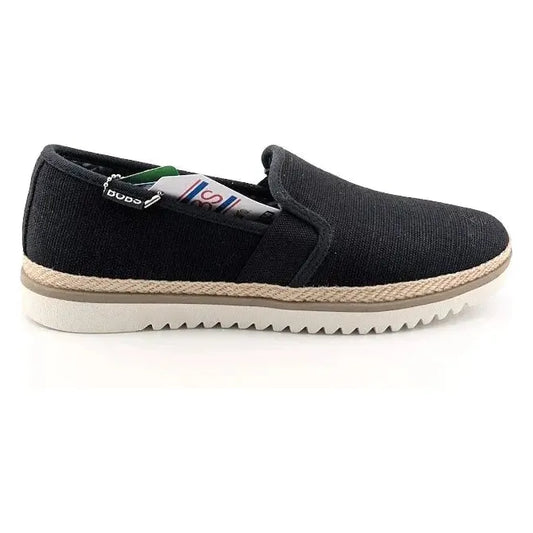 SKECHERS WOMEN'S Size 7 FLEXPADRILLE LO BALLET FLAT BLACK Espadrille 114020 Skechers
