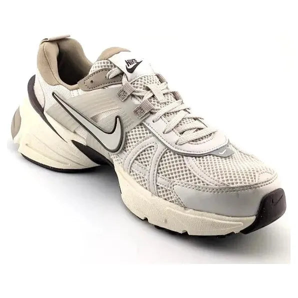 Nike Womens Size 9.5 V2K Run Sneaker Custom Color Ivory /Tan Casual Shoes IB1980 Nike