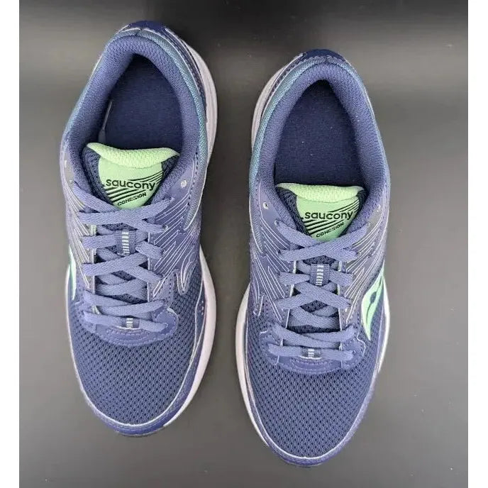 Saucony Women's Size 7 Cohesion 15 Running Shoe Cobalt/Mint S10701-15 Comfort - SoleComfort.shoes