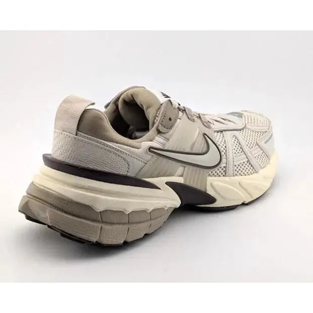 Nike Womens Size 9.5 V2K Run Sneaker Custom Color Ivory /Tan Casual Shoes IB1980 Nike