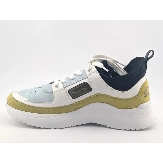 Pre-owned Calvin Klein Womens Ultra Neoprene Multicolor Lace-Up Sneaker Shoes Size 8M Calvin Klein